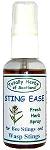 our natural herbal spray
 for wasp and bee stings 